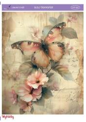 LineArt Çiçek Desenli Sulu Transfer LNT357 - Line Art