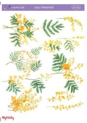 LineArt Çiçek Desenli Sulu Transfer LNT366 - Line Art