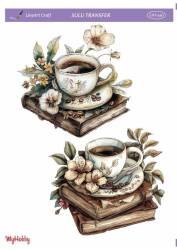 LineArt Çiçek Desenli Sulu Transfer LNT440 - Line Art