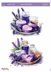 LineArt Çiçek Desenli Sulu Transfer LNT446 - Line Art