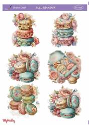 LineArt Çiçek Desenli Sulu Transfer LNT449 - Line Art