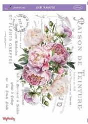 LineArt Çiçek Desenli Sulu Transfer LNT474 - Line Art