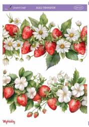 LineArt Çiçek Desenli Sulu Transfer LNT477 - Line Art