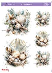 LineArt Çiçek Desenli Sulu Transfer LNT520 - Line Art