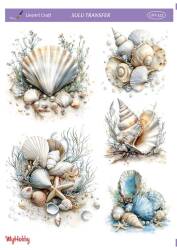 LineArt Çiçek Desenli Sulu Transfer LNT522 - Line Art