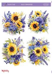 LineArt Çiçek Desenli Sulu Transfer LNT530 - Line Art