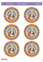 LineArt Çini Karo Dama Desenli Sulu Transfer LNT059 - Line Art