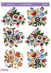 LineArt Çini Karo Dama Desenli Sulu Transfer LNT208 - Line Art