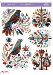 LineArt Çini Karo Dama Desenli Sulu Transfer LNT209 - Line Art