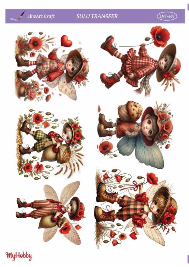 LineArt Çocuk Desenli Sulu Transfer LNT469 - 1