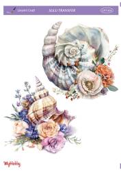 LineArt Deniz Teması Desenli Sulu Transfer LNT505 - Line Art