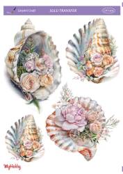 LineArt Deniz Teması Desenli Sulu Transfer LNT506 - Line Art