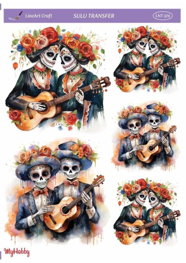 LineArt Diğer Desenli Sulu Transfer LNT376 - 1