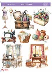 LineArt Dikiş Desenli Sulu Transfer LNT194 - Line Art