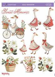 LineArt Hayvan Desenli Sulu Transfer LNT468 - Line Art