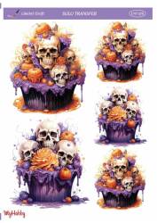 LineArt Helloween Desenli Sulu Transfer LNT378 - Line Art