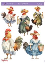 LineArt Horoz Desenli Sulu Transfer LNT249 - Line Art