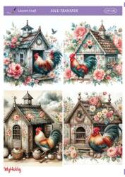 LineArt Horoz Desenli Sulu Transfer LNT286 - Line Art