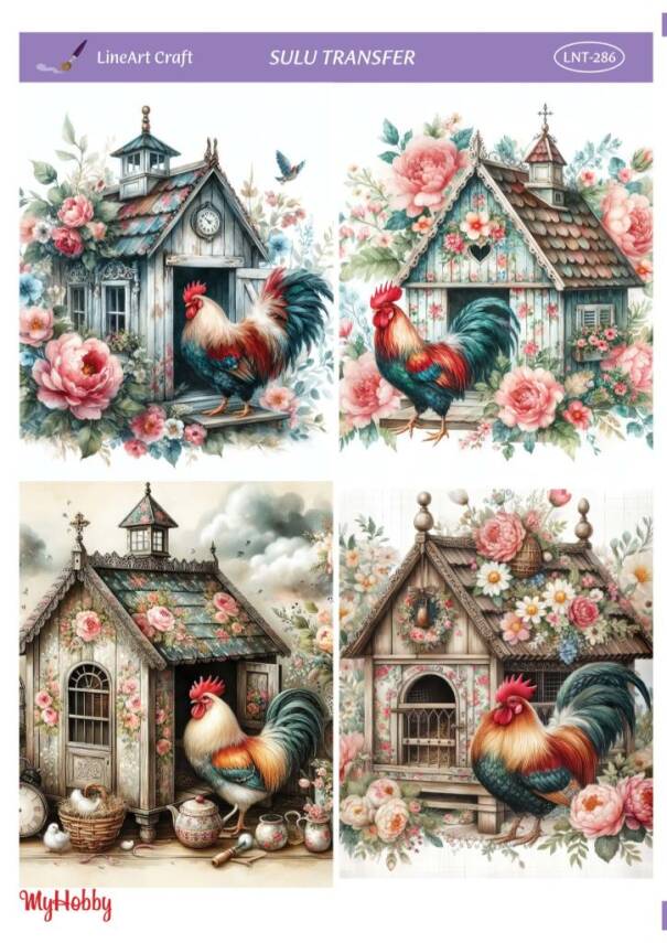 LineArt Horoz Desenli Sulu Transfer LNT286 - 1