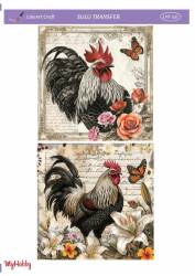 LineArt Horoz Desenli Sulu Transfer LNT337 - Line Art