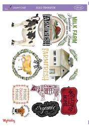 LineArt İnek Desenli Sulu Transfer LNT63 - Line Art