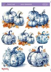 LineArt Kabak Desenli Sulu Transfer LNT156 - Line Art