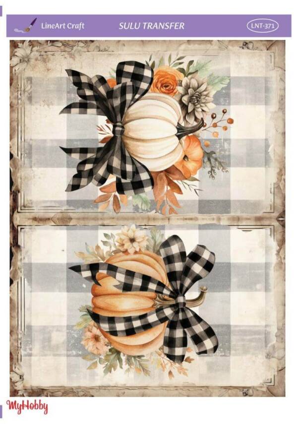 LineArt Kabak Desenli Sulu Transfer LNT371 - 1