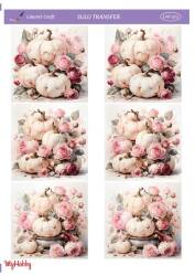 LineArt Kabak Desenli Sulu Transfer LNT372 - Line Art