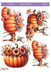 LineArt Kabak Desenli Sulu Transfer LNT373 - Line Art