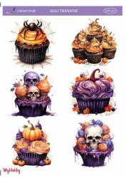 LineArt Kabak Desenli Sulu Transfer LNT377 - Line Art