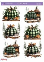 LineArt Kabak Desenli Sulu Transfer LNT395 - Line Art