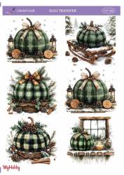 LineArt Kabak Desenli Sulu Transfer LNT396 - Line Art