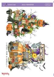 LineArt Kabak Desenli Sulu Transfer LNT51 - Line Art