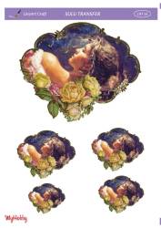 LineArt Kadın Desenli Sulu Transfer LNT016 - Line Art