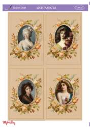 LineArt Kadın Desenli Sulu Transfer LNT018 - Line Art