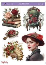 LineArt Kadın Desenli Sulu Transfer LNT148 - Line Art