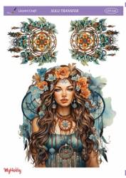 LineArt Kadın Desenli Sulu Transfer LNT231 - Line Art