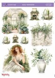 LineArt Kadın Desenli Sulu Transfer LNT233 - Line Art