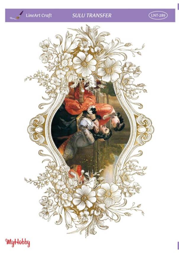 LineArt Kadın Desenli Sulu Transfer LNT289 - 1