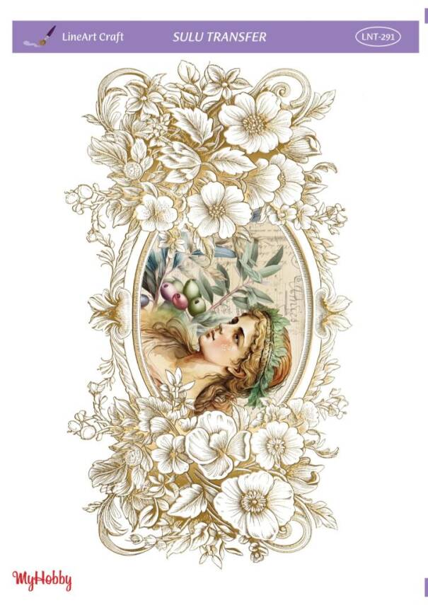 LineArt Kadın Desenli Sulu Transfer LNT291 - 1