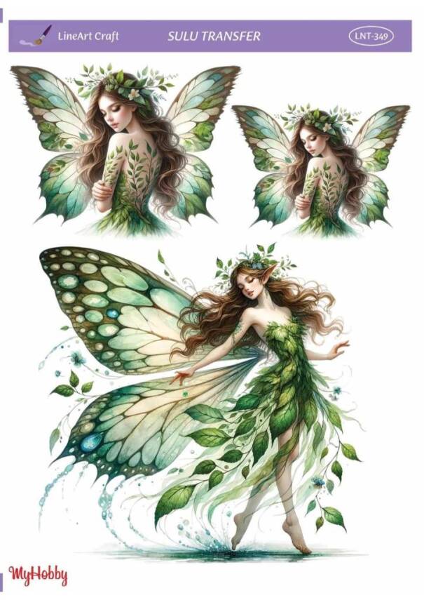 LineArt Kadın Desenli Sulu Transfer LNT349 - 1