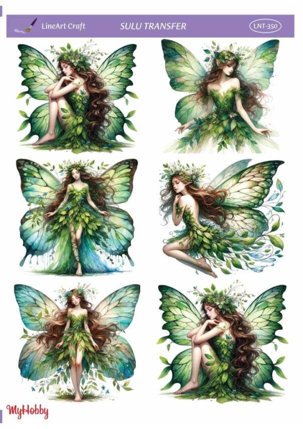 LineArt Kadın Desenli Sulu Transfer LNT350 - 1