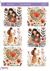 LineArt Kadın Desenli Sulu Transfer LNT386 - Line Art