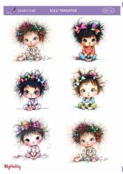 LineArt Kadın Desenli Sulu Transfer LNT417 - Line Art