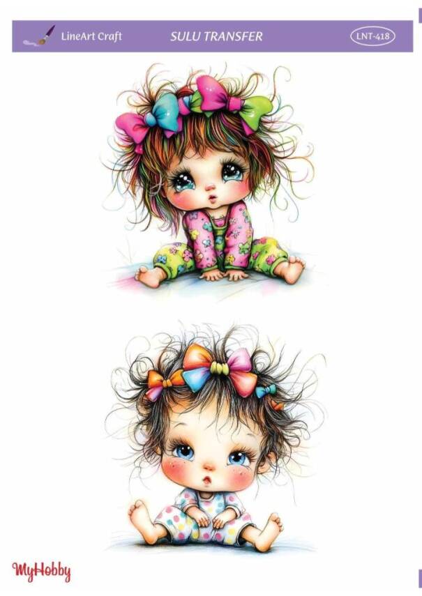 LineArt Kadın Desenli Sulu Transfer LNT418 - 1