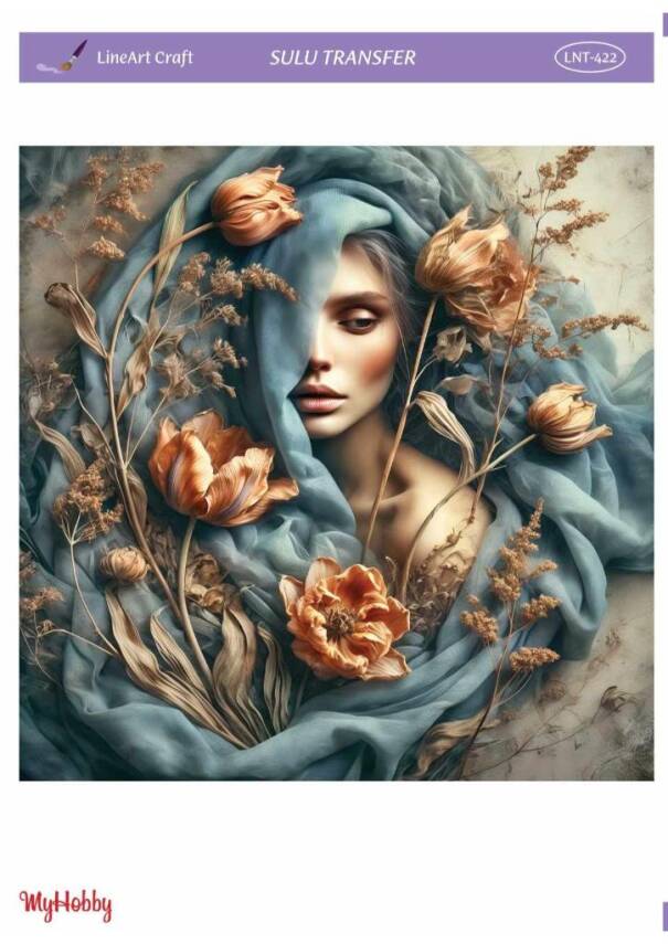 LineArt Kadın Desenli Sulu Transfer LNT422 - 2