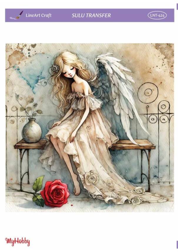 LineArt Kadın Desenli Sulu Transfer LNT424 - 1