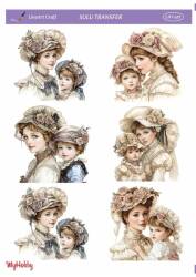 LineArt Kadın Desenli Sulu Transfer LNT487 - Line Art