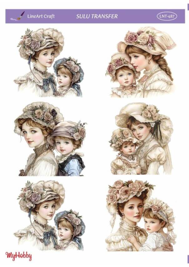 LineArt Kadın Desenli Sulu Transfer LNT487 - 1