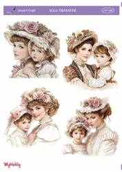 LineArt Kadın Desenli Sulu Transfer LNT488 - Line Art